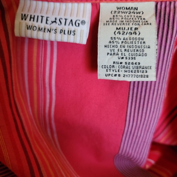 White Stag Women's Plus Blouse - Picture 2 of 5
